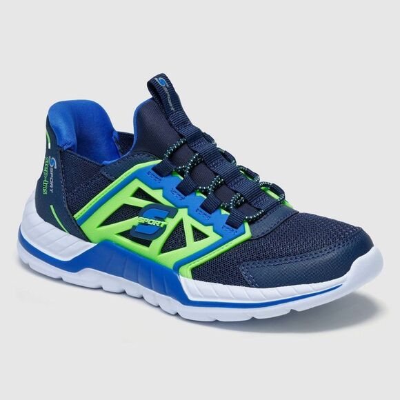 S SPORT BY SKECHERS -  Boys' Eli Sneakers - Blue 2 Blue - Picture 1 of 4